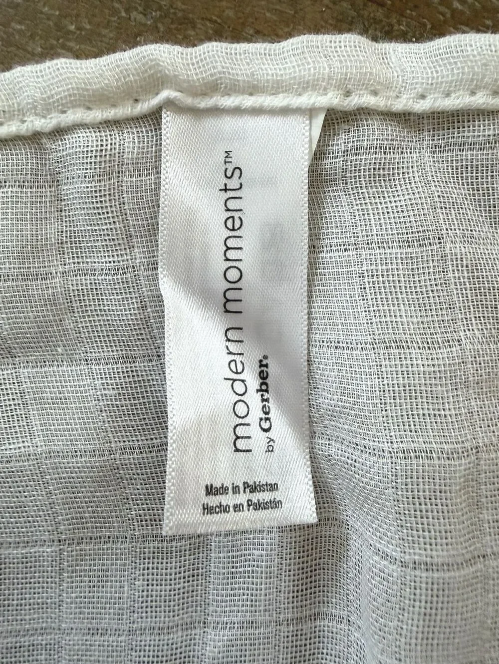 Modern Moments by Gerber Boy Milestone Blanket Muslin Cotton Month Mat Woodland
